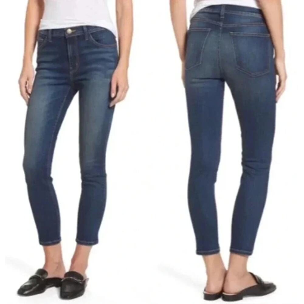 Current/Elliott Highwaist Stiletto Jeans Womens 29 Blue Skinny Love Found Wash